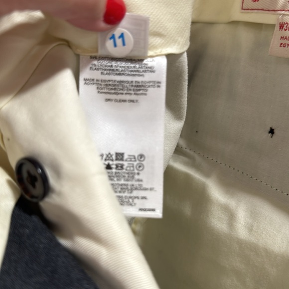 NWT Brooks Brothers Grey Slacks W38/L32 Cotton Blend - Picture 4 of 7
